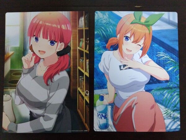 五等分の花嫁 イラストボード 中野二乃 中野四葉