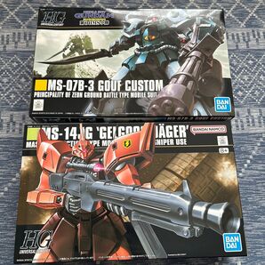 新品未開封 HGUC グフカスタム ゲルググJ