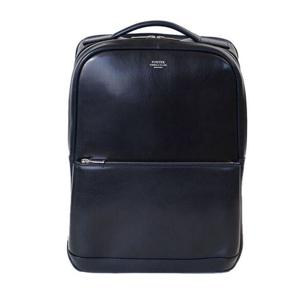 【ポーター/クラーク】デイパック 吉田カバン レザー ビジネス メンズ A4 PORTER バックパック 【ネイビー】