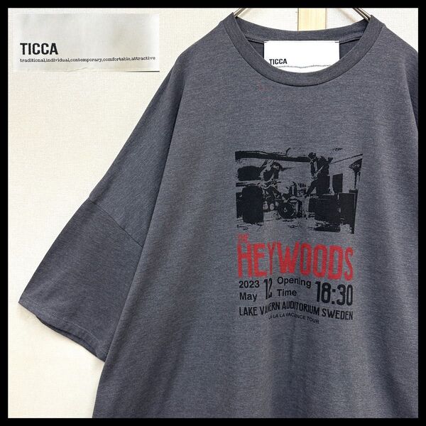 TICCA ティッカ スクエア Tシャツ ビックシルエット TICCA tシャツ