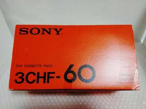  unopened + transportation box + records out of production goods SONY 3CHF-60 10PACKS 30PCS. Sony cassette tape CHF-60 ×30ps.@(3ps.@ pack ×10)