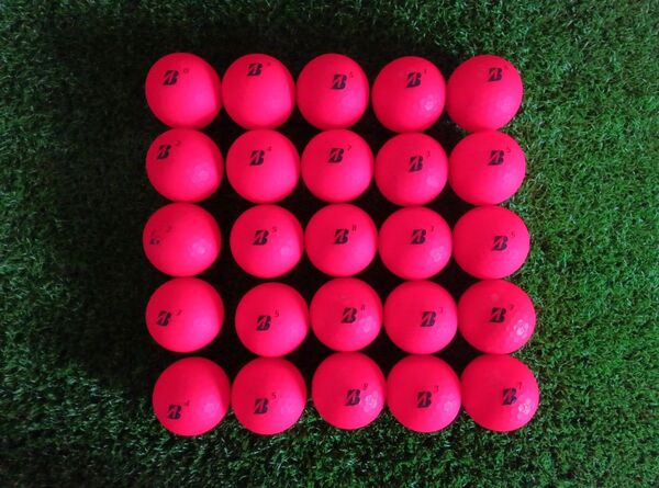 ブリヂストン BRIDGESTONE TOUR B JGR ロストボール 年式混合 マットレッド 25個
