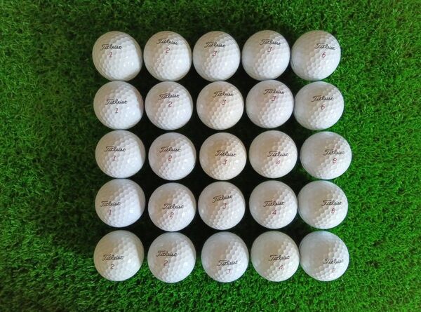 Titleist タイトリスト PRO V1X ロストボール 2023年モデル ホワイト 25個