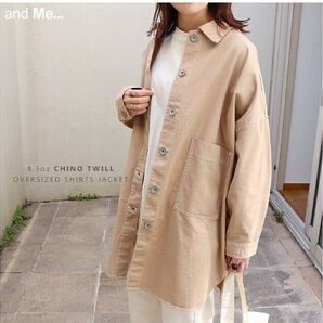 and Me オーバーサイズ レディースシャツジャケット