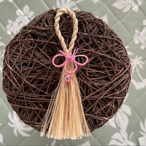 精麻祓いほうき(しめ縄タイプ) 夢が叶うとされる叶え結び