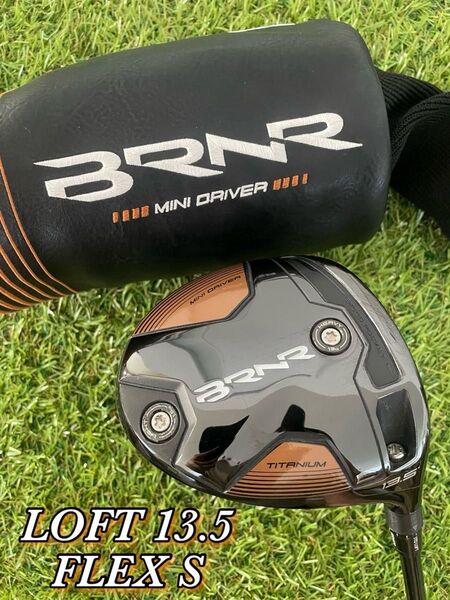テーラーメイド BRNR バーナー ミニドライバー 13.5° Sカバー付