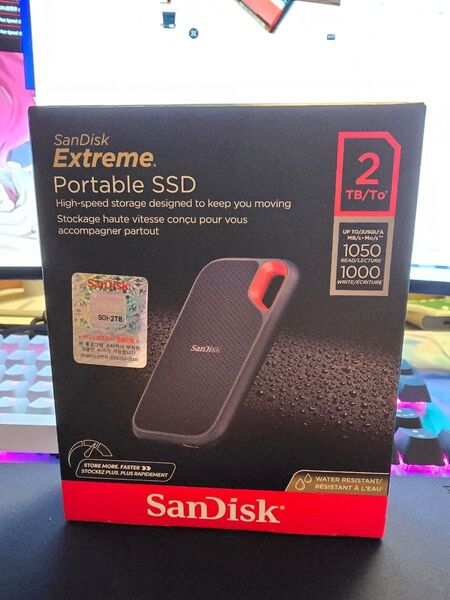 SanDisk(サンディスク) 2TB Extreme Portable SSD 外付け