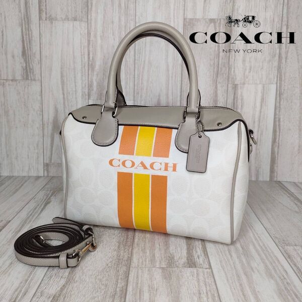 COACH コーチ シグネチャー 2WAY ハンドバッグ ショルダーバッグ 40