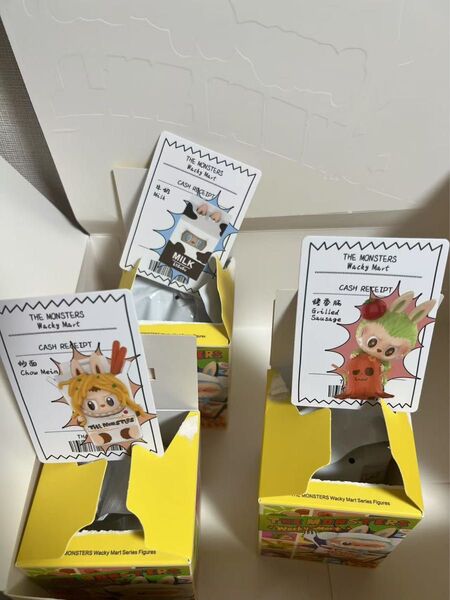 ラブブ THE MONSTERS WACKY MART 3点まとめ売り