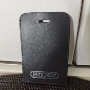 USED RIMOWA リモワ ラゲッジタグ(ネームタグ) ダークブラウン 旅行