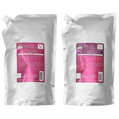 ミルボン グランドリンケージ ヴェロアリュクス シャンプー&トリートメント セット(1000ml+1000g)×1個