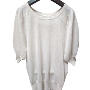 【セール対象】即日発送 GU/ジーユー ゆったりトップス ブラウス ホワイト カジュアル【A0011】