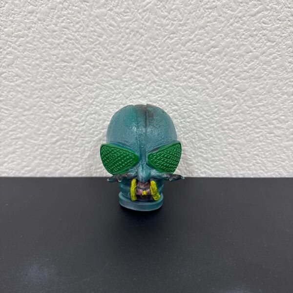 当時物 旧バンダイ 仮面ライダー 怪人 ハエ男 ソフビ