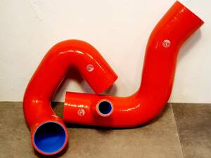  Lancia * Delta HF 8V silicon intercooler hose red 