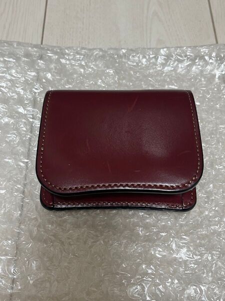 WILDSWANS PALM サドルアップ・バーガンディ・王冠ロゴ ワイルドスワンズ コインケース パーム