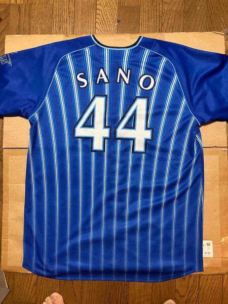 【レア】横浜DeNAベイスターズ 佐野恵太選手 旧ビジターユニフォーム、【旧背番号44】Oサイズ