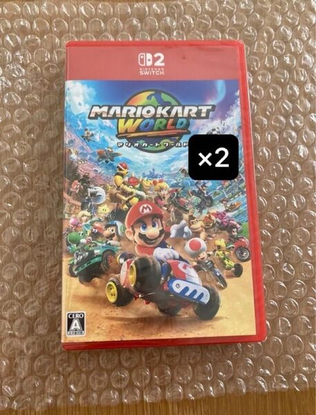 新品未開封Switch2マリオカートワールドソフト2つ