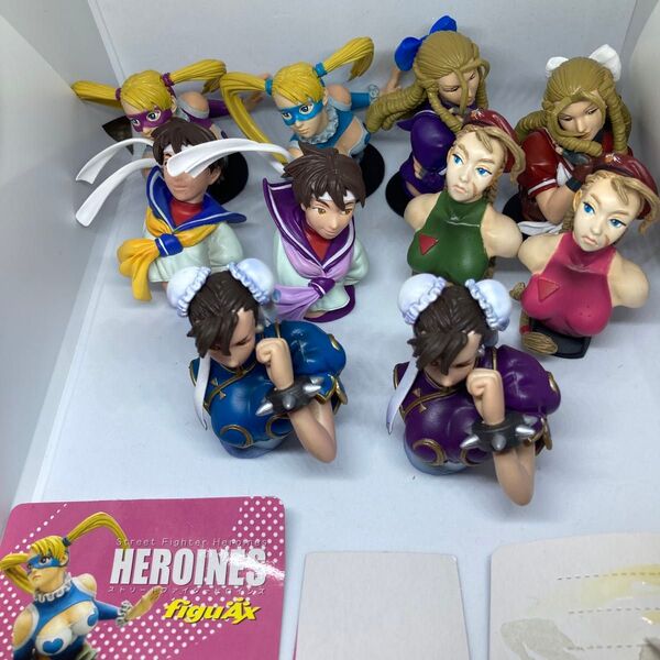 figuAxストリートファイター ヒロインズ 全5種類×2ver.コンプリート10体まとめ売り