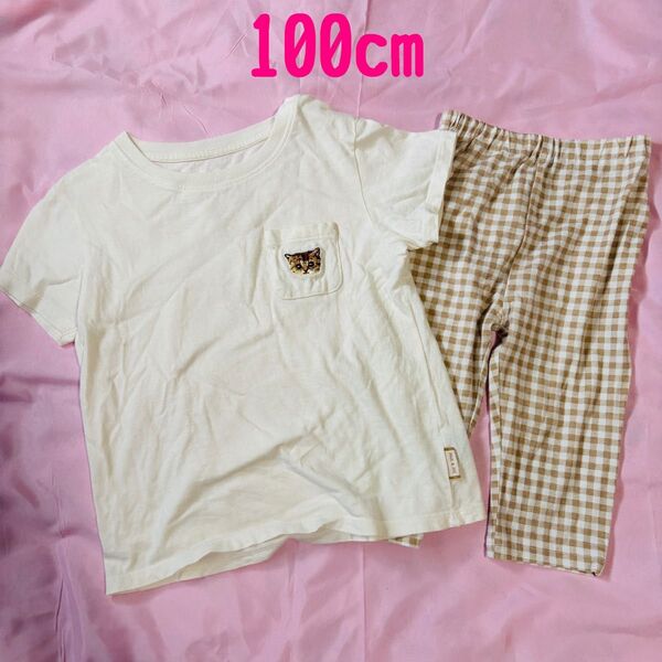 100cm Tシャツ 7分丈レギンス セット Paul&Joe ユニクロ ハーフパンツ 上下セット 半袖