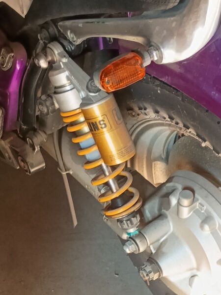 Vmax1200 オーリンズリアサスペンションO/Hベース