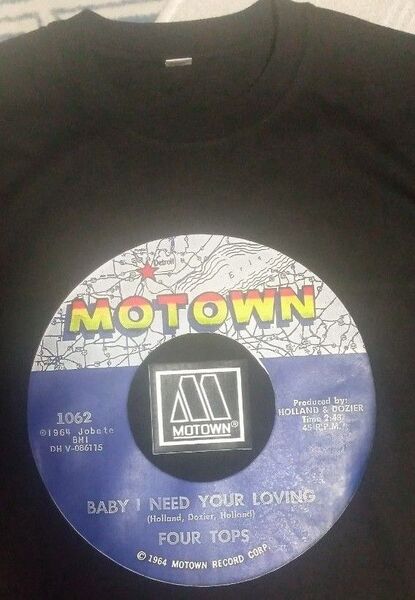 MOTOWNレコード four tops Tシャツ L