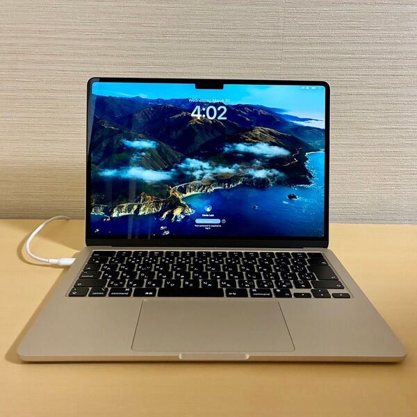【訳あり美品】MacBook Air M2 2022年モデル 512GB|充放電2回・外装ほぼ無傷