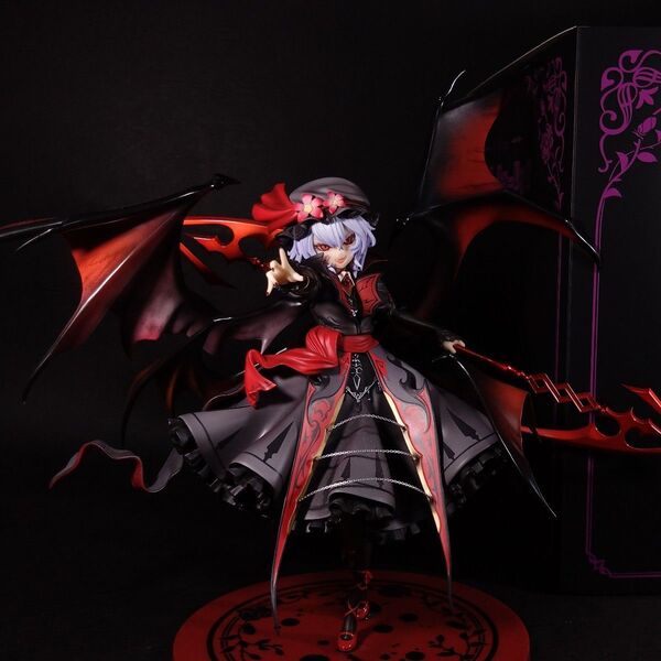 イベント限定品 キューズQ 東方Project 1/8 レミリア・スカーレット 紅魔城伝説版 エクストラカラー DARK MOON