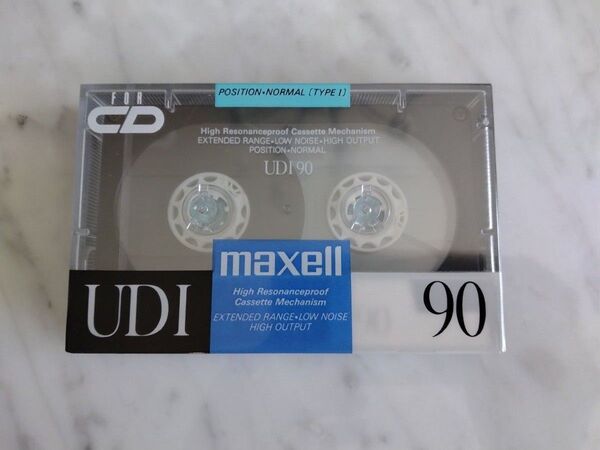 maxell UDI カセットテープ 90分 未使用