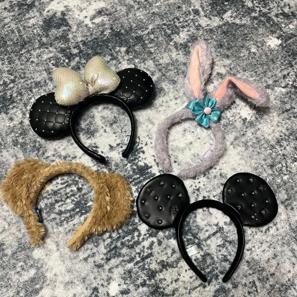 ディズニー カチューシャ 4点セット まとめ売り