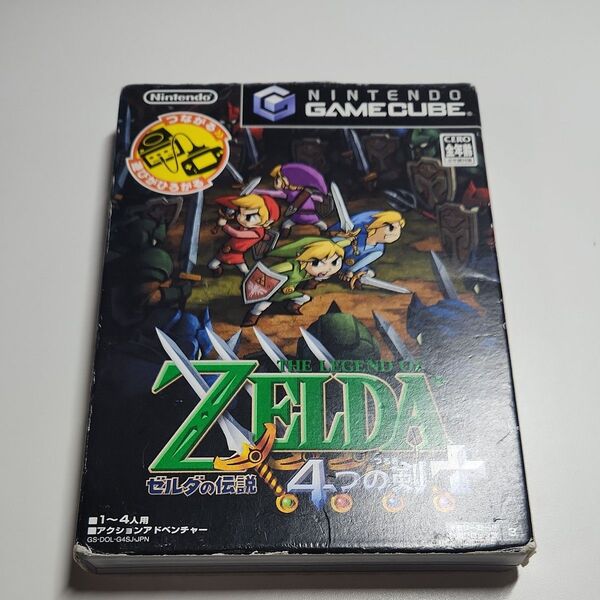 【GC】 Nintendo ゲームキューブ ゼルダの伝説 ZELDA 4つの剣+ 動作確認済