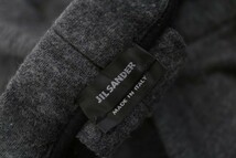 JIL SANDER スラブ ニット テーパード パンツ GREY SMALL 40IK2638 UO09_画像3