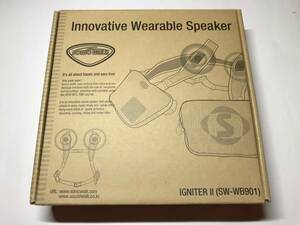 スピーカー内蔵ベスト☆SONIC WALK IGNITERⅡ SW-WB901 Innovative Wearable Speaker☆未使用、新品