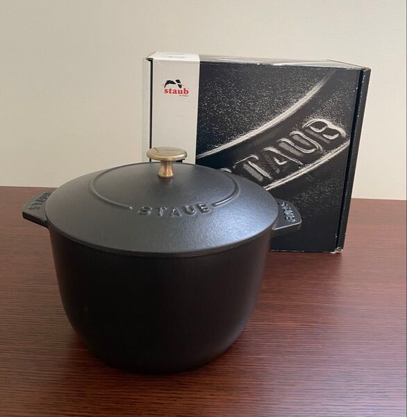 【STAUB ストウブ ラ ココット デ ゴハン20】黒ブラック L