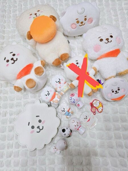 BTS BT21 RJ ジン RJぬいぐるみ たっとん もっちんもっちん