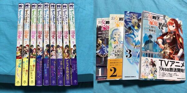 ずたぼろ令嬢は姉の元婚約者に溺愛される1〜9 公女殿下の家庭教師1〜4