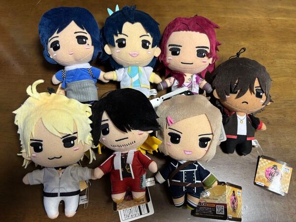 刀剣乱舞 ぬいっこぬいぐるみ 大和守安定、南泉一文字、太鼓鐘貞宗、長曽祢虎徹、蜻蛉切、包丁藤四郎、大倶利伽羅