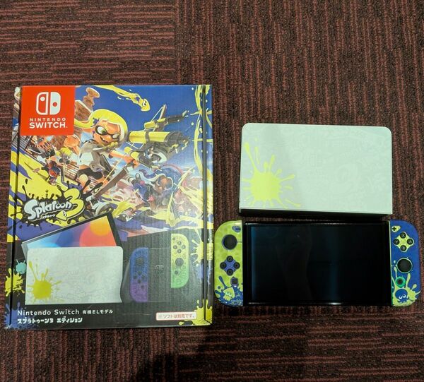 おまけ付き 美品 Nintendo Switch 本体 有機ELモデル スプラトゥーン3エディション
