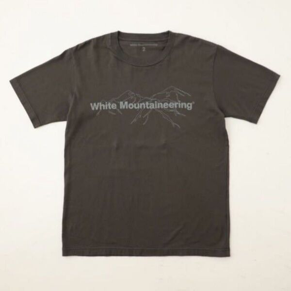 美品White Mountaineering プリントTシャツ/ホワイトマウンテニアリング PRINTED T-SHIRT
