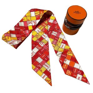 エルメス HERMES ツイリー ボルデュック チェック