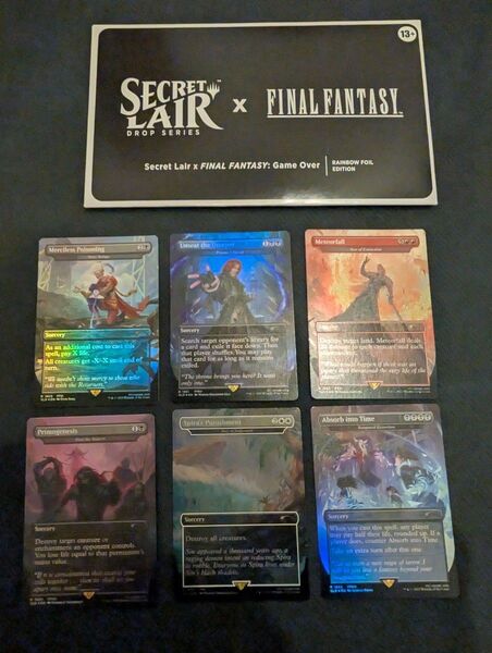 【英語FOIL】 MTG Secret Lair x FF: Game Over FINALFANTASY