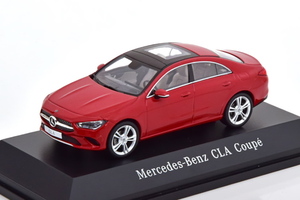 スパーク 1/43 メルセデス・ベンツ CLAクラス C118 クーペ 2019 レッド メルセデス特注 Mercedes CLA-Klasse Coupe red