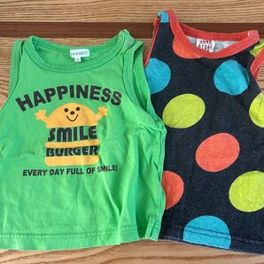 90cm 95cm タンクトップ ノースリーブ キッズ 男の子