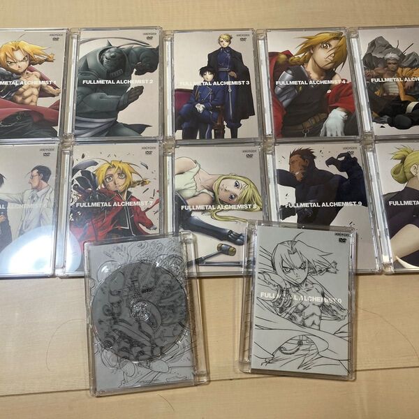 【中古】鋼の錬金術師 FULLMETAL ALCHEMIST DVD 1〜10巻セット+0.00計12巻【未揃い】