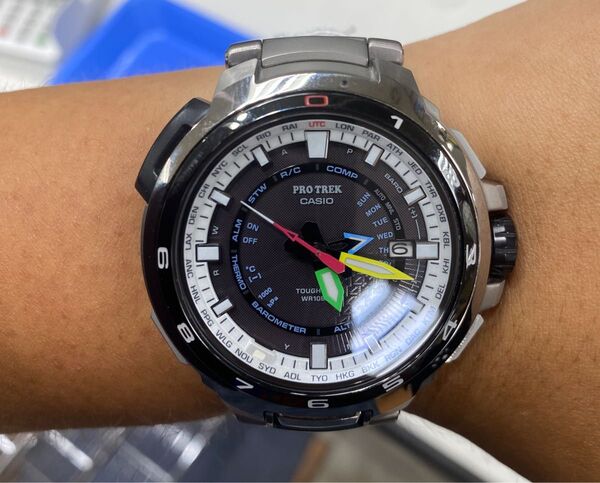 カシオ CASIO PWX-8000T-7JR マナスル 14サミッター