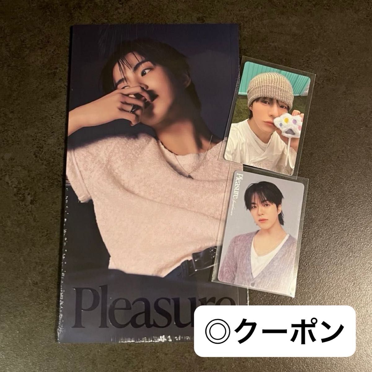 Pleasure ジョンウ アルバム 未開封 25枚 TREASURE ジョンウ pleasure ミニアルバム blue ver トレカ
