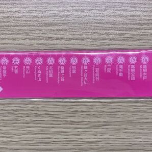 新京成電鉄 定規 スケール 全24駅名記載