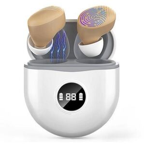 集音器 音声拡聴器 4段階音量調節 耳穴型 Type-C充電式 小型 軽量