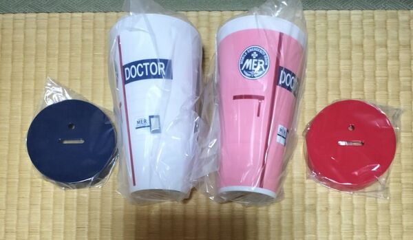 未使用品 劇場版 TOKYO MER 走る緊急救命室 南海ミッション ドリンクカップホルダー 2点セット