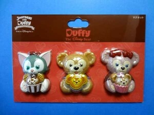 【廃盤】 TDS/東京ディズニーシー★マグネット 3種類 セット/Journeys with Duffy★送料360円～