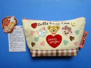 【廃盤】 TDS/東京ディズニーシー★ポーチ/Sweet Duffy/Duffy Brings Love/ダッフィー シェリーメイ ジェラトーニ★送料520円～